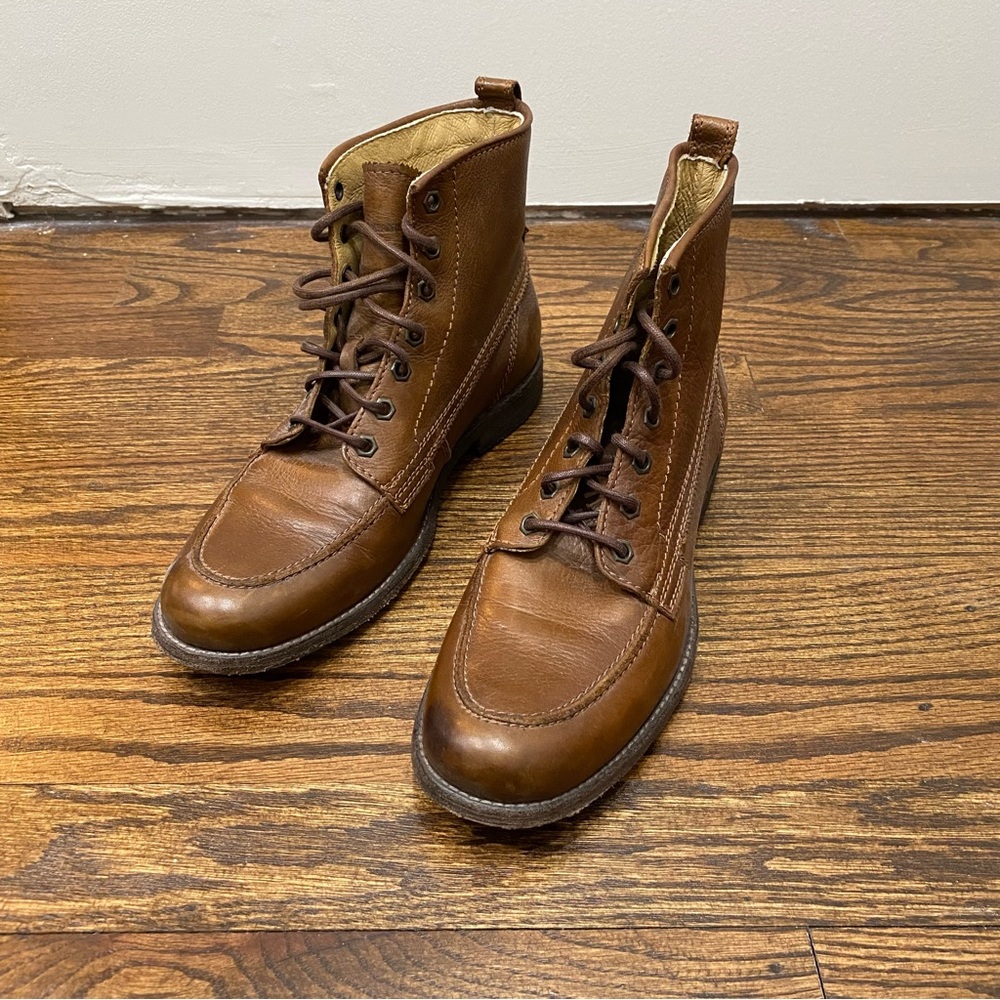 Brown Leather Frye Boots